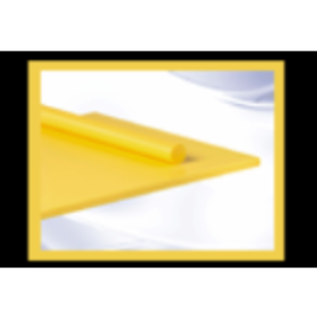 PROFESSIONAL PLASTICS Yellow Tivar DS Modified UHMW Sheet, 0.250 X 48.000 X 120.000 [Each] SUHMWDSYW.250X48X120XLINKQ